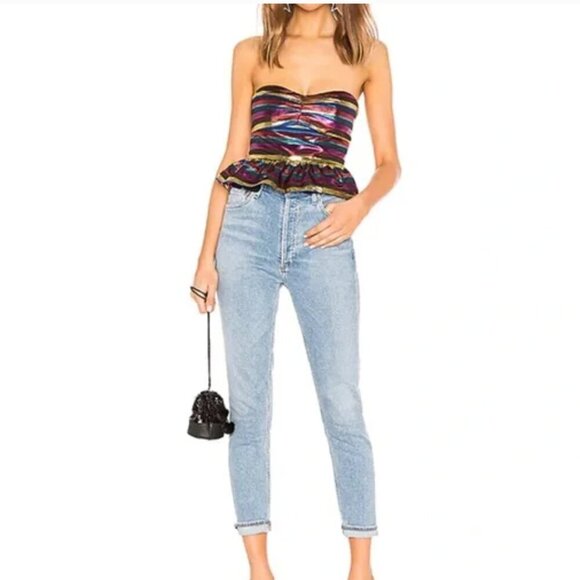 AGOLDE Denim Women's NICO High Rise Slim Fit Jeans Size 23 - Picture 1 of 12